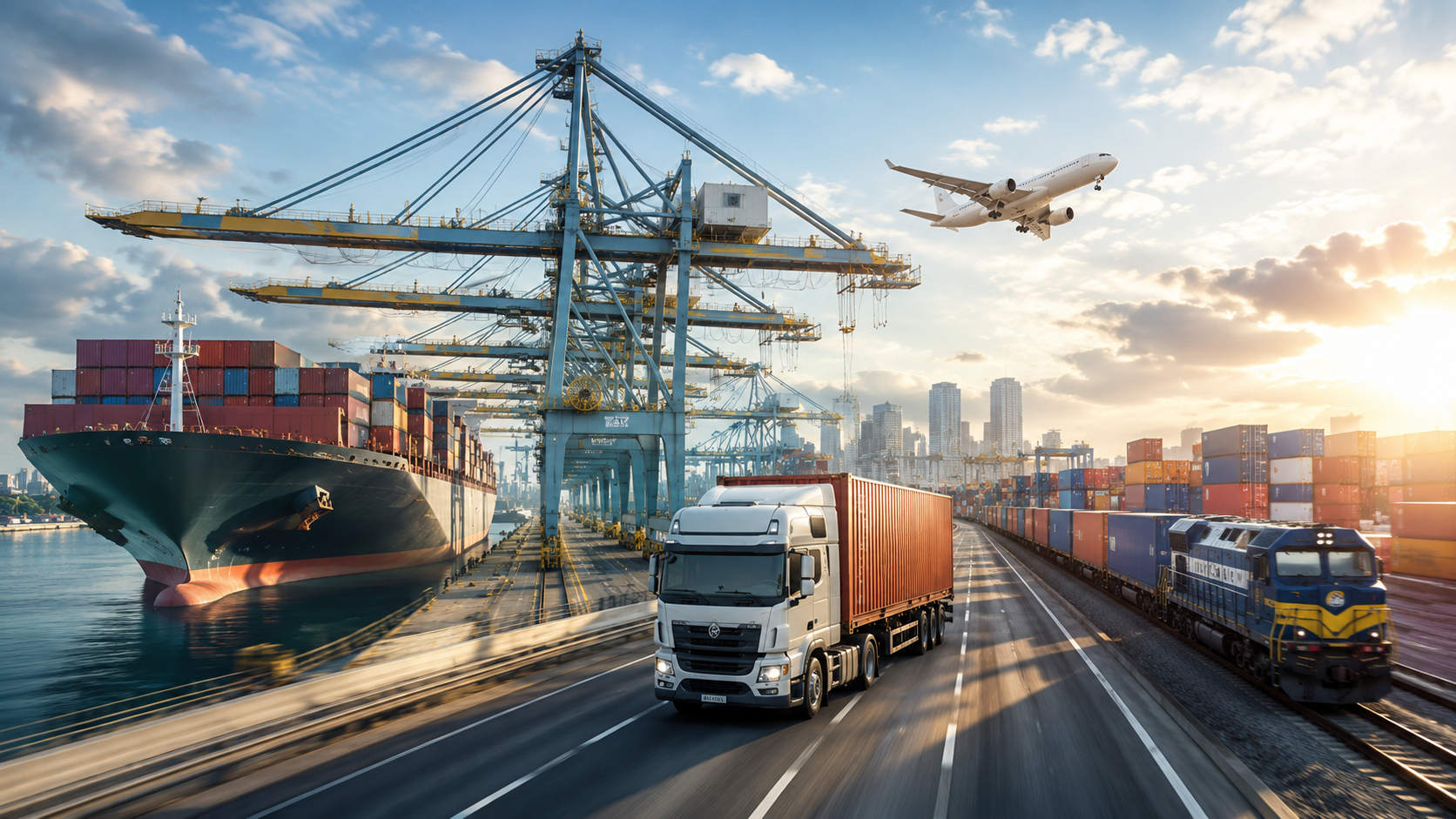 Terminal logística para transporte multimodal